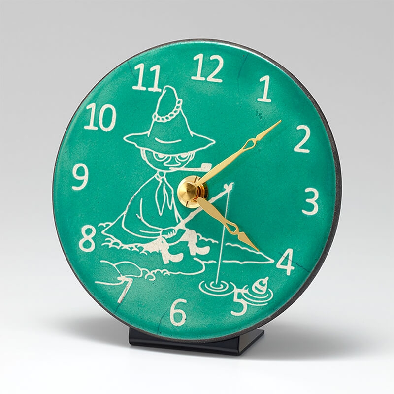RHYTHM(リズム)　アントニオ・ザッカレラ　Antonio　Zaccarella　ムーミン スナフキン 掛け置き兼用　掛け時計　置き時計