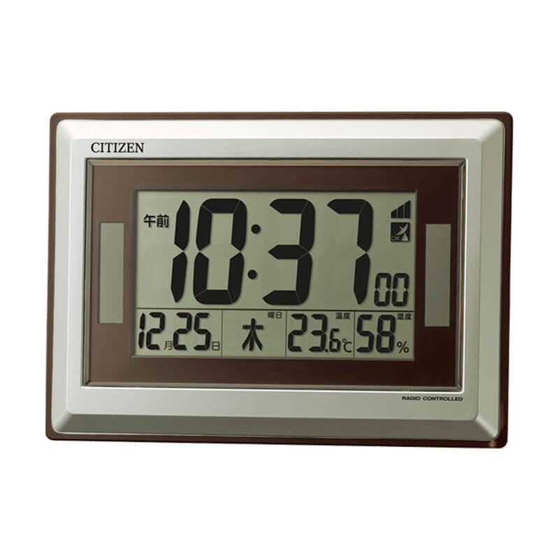 8RZ182-019 citizen シチズン 日本 デジタル 掛け置き兼用　ソーラー電波置デジタル時計