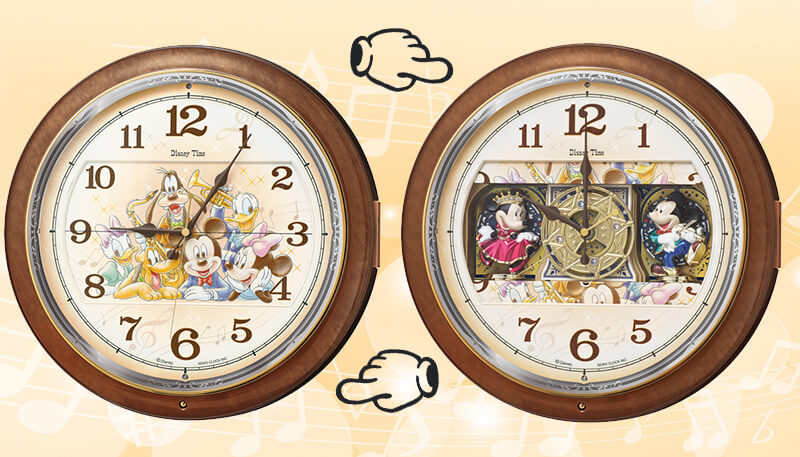 SEIKO（セイコ）キャラクタークロック ミッキーマウス Disney Time 