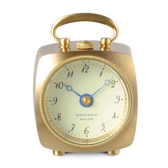 KEYFORD キーフォード GRAB TABLE WATCH 置き時計 ゴールド K14-010-000