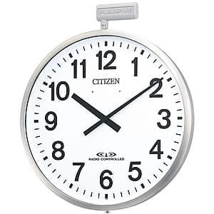 CITIZE/シチズン 10年電池式・屋外用電波壁掛け時計パルウェーブ 4MY611B19 　57cm