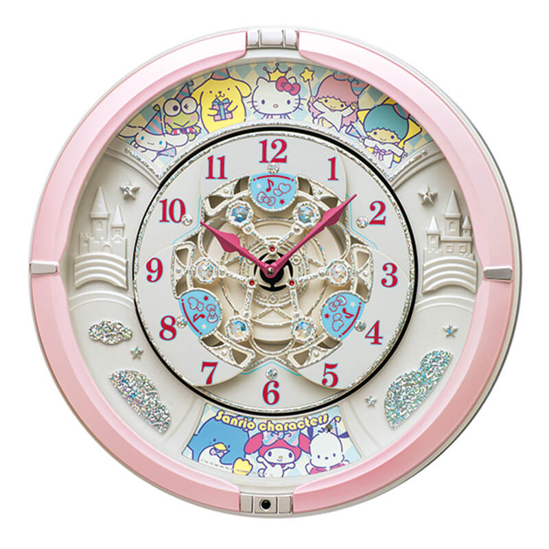 SEIKO セイコー サンリオ キャラクターからくり掛け時計【CQ222P】　39cm