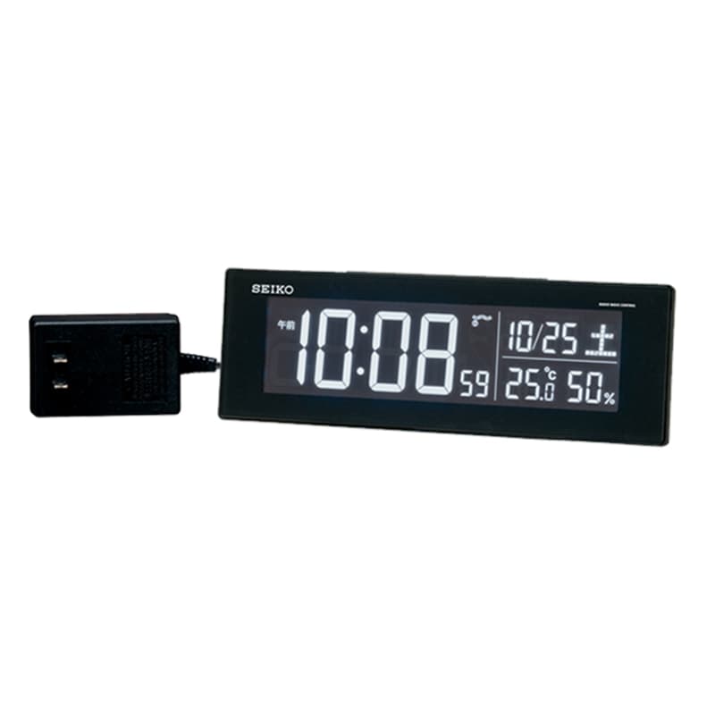 SEIKO セイコー アラーム付 デジタル電波置き時計 シリーズC3　DL305K　黒