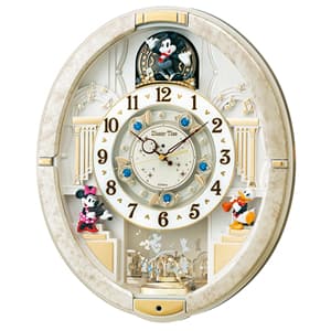 SEIKO セイコー ディズニーキャラクター電波からくり掛け時計 ミッキーマウス【FW580W】