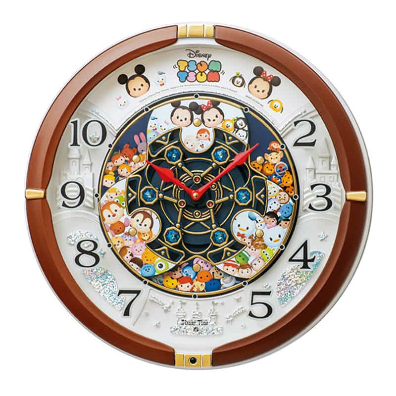 SEIKO セイコー ディズニー ツムツム キャラクターからくり掛け時計【FW588B】　39cm