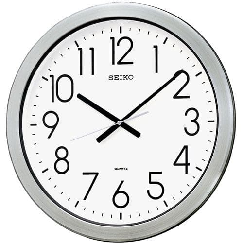 SEIKO セイコー 大型防湿・防塵クロック【グリーン購入法適応商品】【KH407S】 掛け時計　44cm