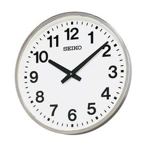 SEIKO セイコー 屋外用防雨型掛け時計【グリーン購入法適応商品】【KH411S】　45cm